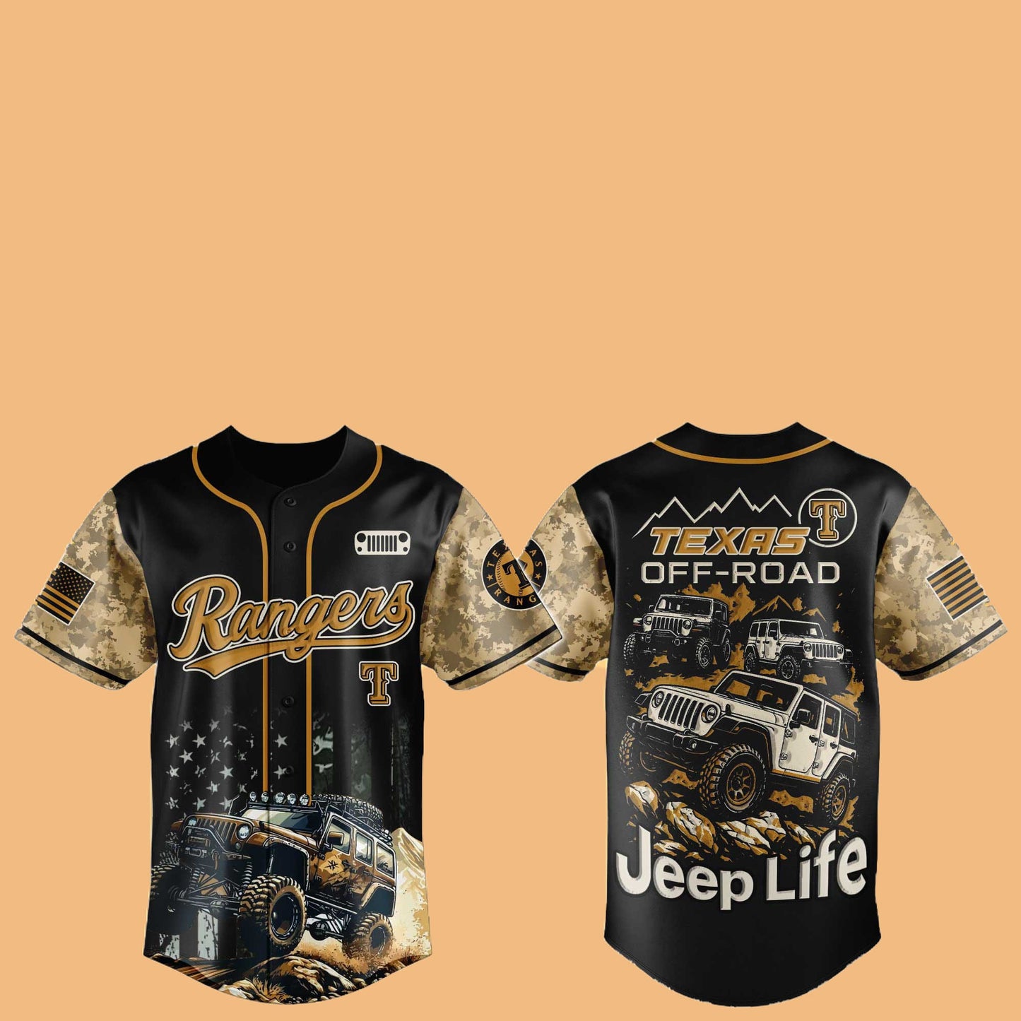 Rangers Jeep Life Hat Jersey 2025