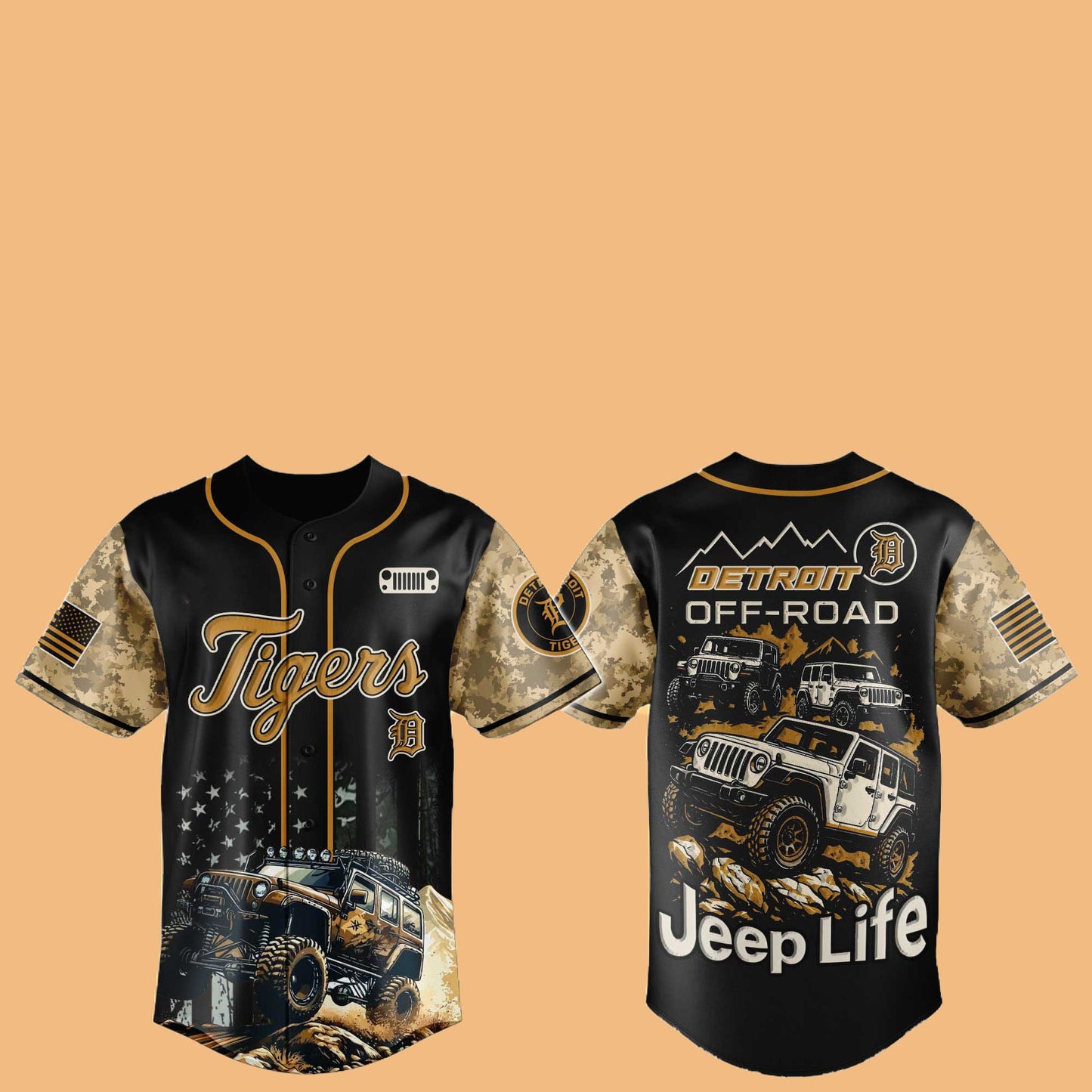 Tigers Jeep Life Hat Jersey 2025