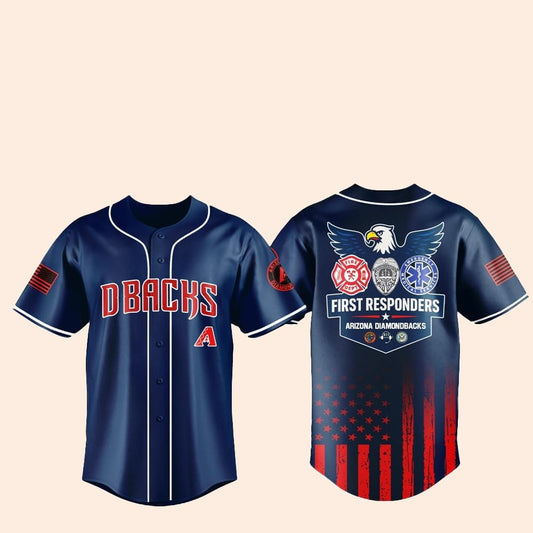 2025 Arizona Diamondbacks First Responders Night Jersey - Cabryon