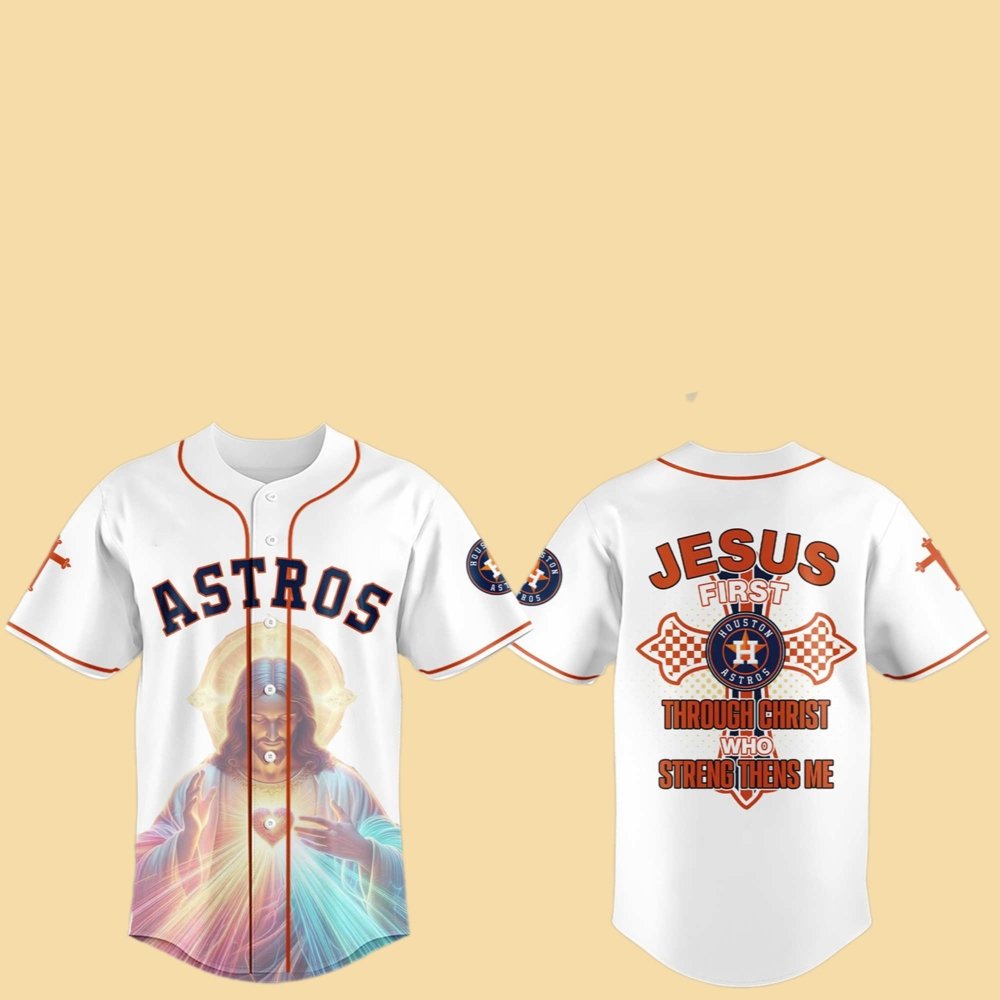 2025 Astros Jesus First Shirt Hat - Cabryon