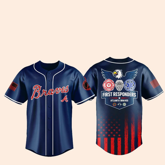 2025 Atlanta Braves First Responders Night Jersey - Cabryon