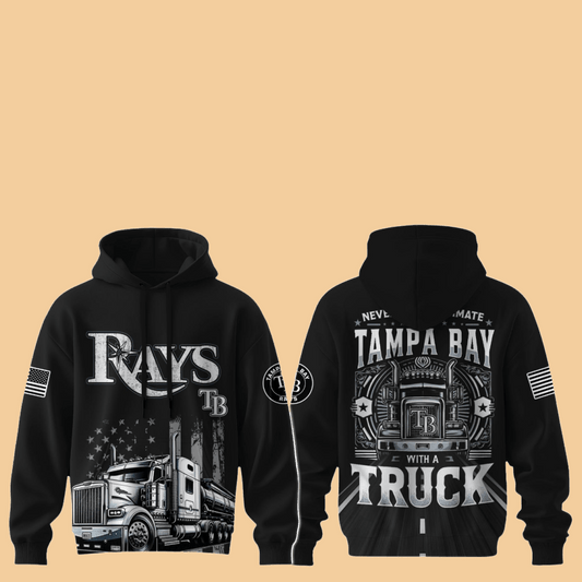 2025 Bay Rays Nation Truck Driver Appreciation Week Hoodie - Cabryon