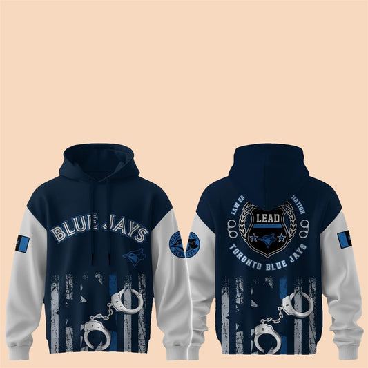 2025 Blue Jays Law Enforcement Appreciation Day Hoodie - Cabryon