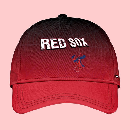 2025 Boston Red Sox Spider Man Night Baseball Jersey - Hat - Cabryon