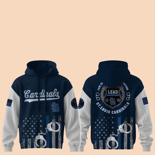 2025 Cardinals Law Enforcement Appreciation Day Hoodie - Cabryon