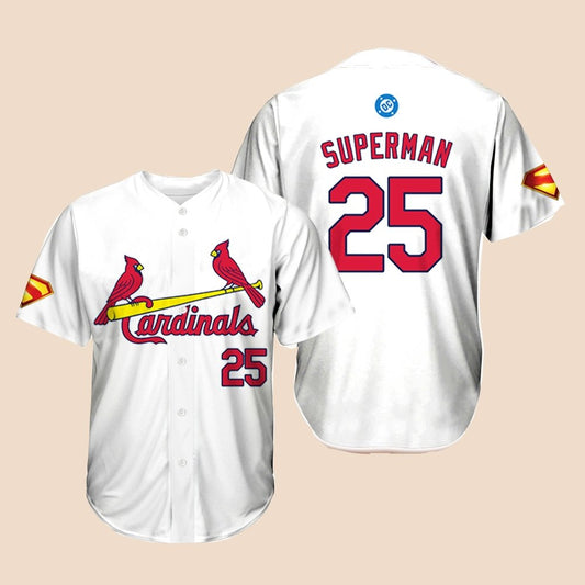 2025 Cardinals Superman Day Jersey Giveaway - Cabryon
