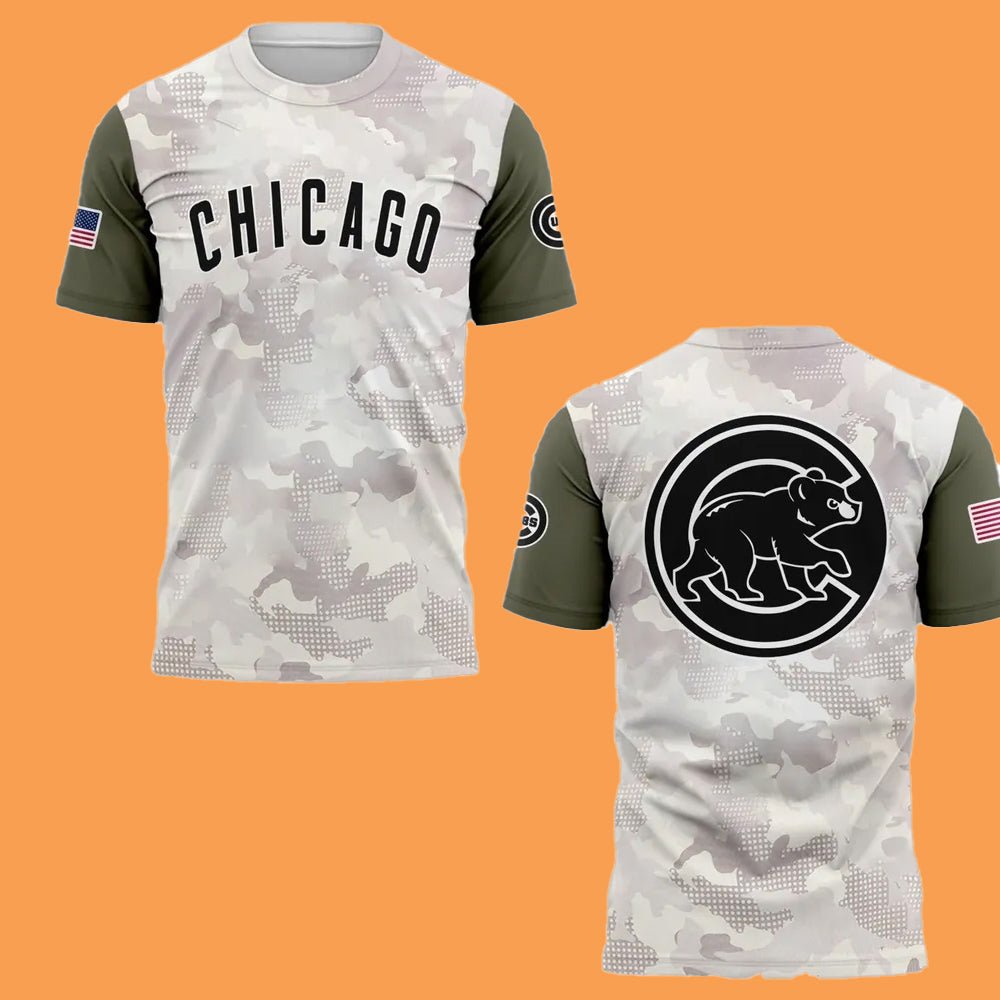 2025 Chicago Cubs Armed Forces Day Shirt - Cabryon