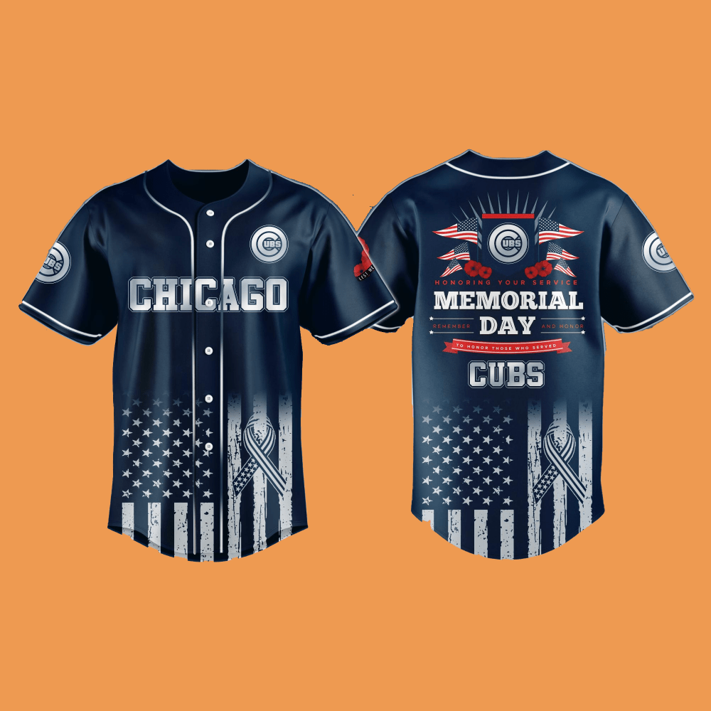 2025 Chicago Cubs Memorial Day Baseball Jersey - Cabryon