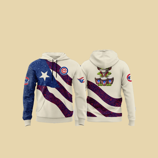 2025 Chicago Cubs Puerto Rican Heritage Hoodie - Cabryon