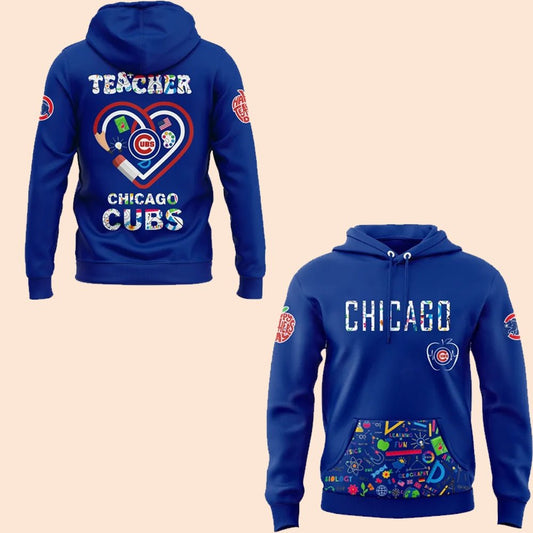2025 Chicago Cubs Teacher Appreciation Night Hoodie - Cabryon