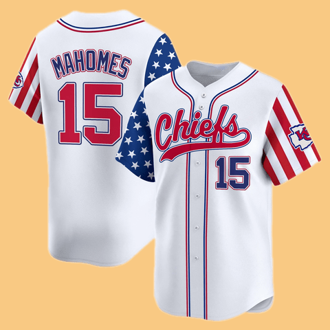 2025 Chiefs Mahomes Fouth of july Jersey - Cabryon