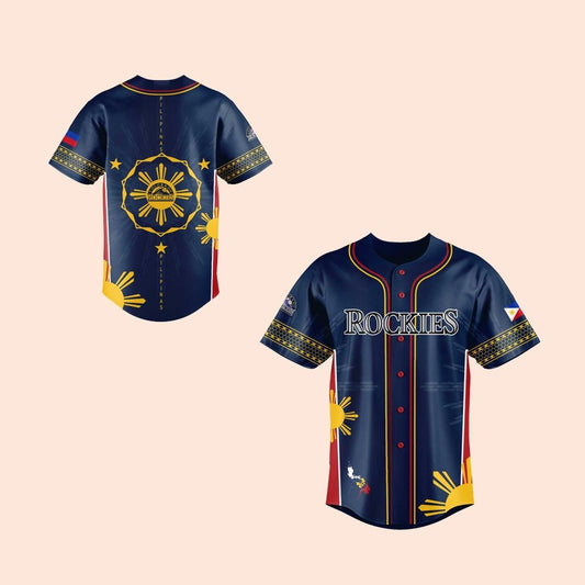 2025 Colorado Rockies Filipino Heritage Night Baseball Jersey - Cabryon