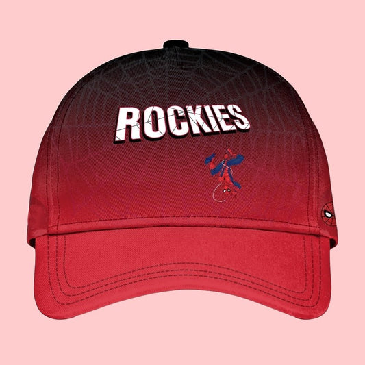 2025 Colorado Rockies Spider Man Night Baseball Jersey - Hat - Cabryon