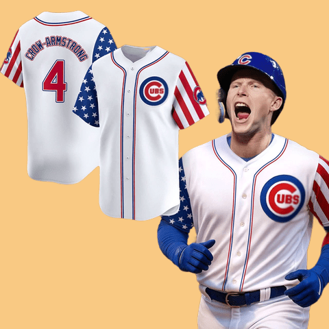2025 Cubs Crow Armstrong Fouth of july Jersey - Cabryon