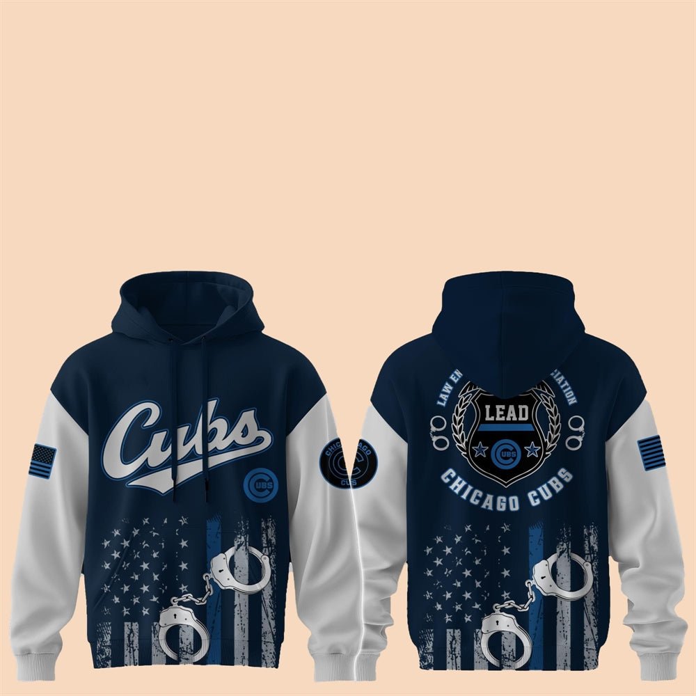 2025 Cubs Law Enforcement Appreciation Day Hoodie - Cabryon