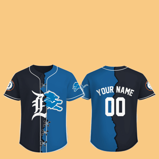 2025 Detroit Tigers x Detroit Lions Jersey - Cabryon