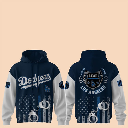 2025 Dodgers Law Enforcement Appreciation Day Hoodie - Cabryon