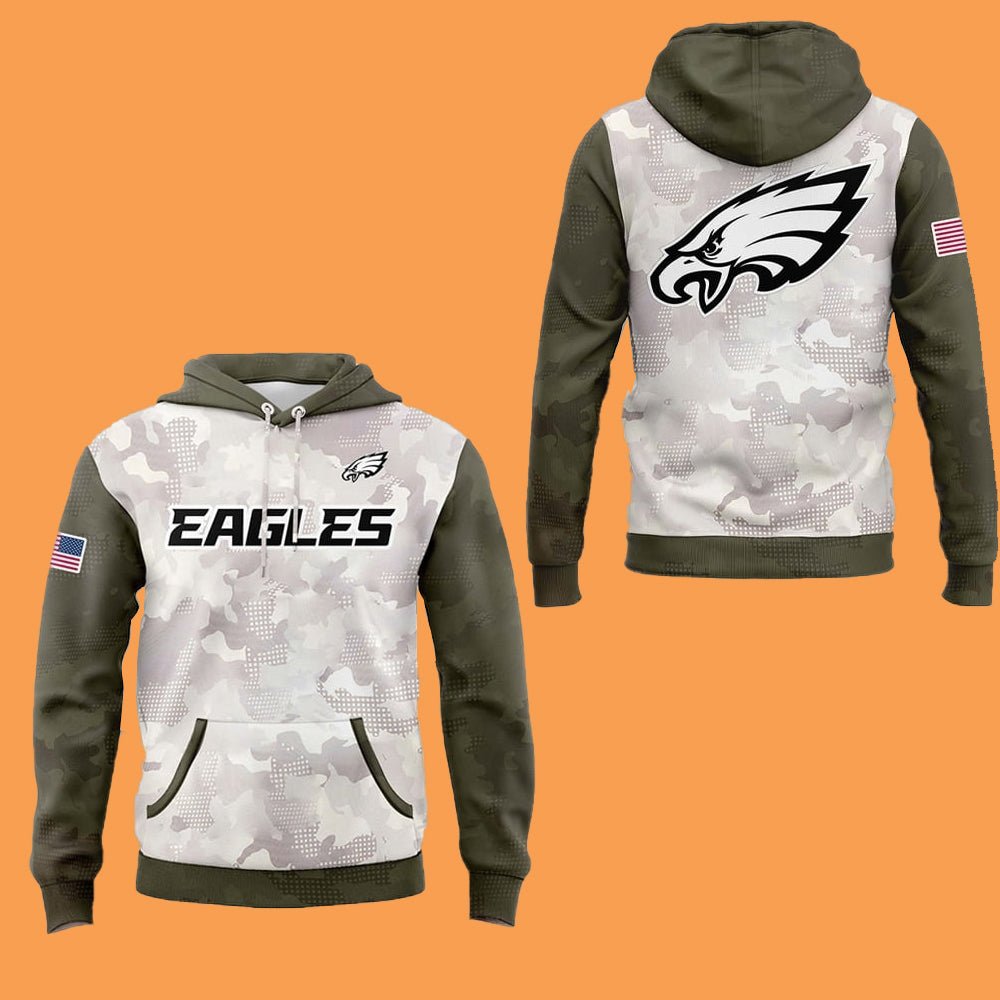 2025 Eagles Armed Forces Day Hoodie - Cabryon