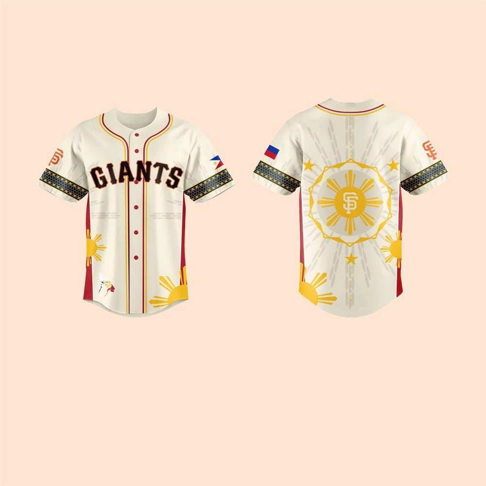 2025 Giants Filipino Heritage Night Baseball Jersey - Cabryon