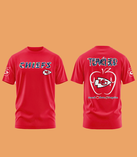 2025 KC Chiefs Teacher Night Shirt - Cabryon