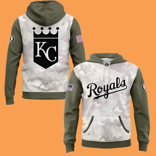 2025 KC Royals Armed Forces Day Hoodie - Cabryon
