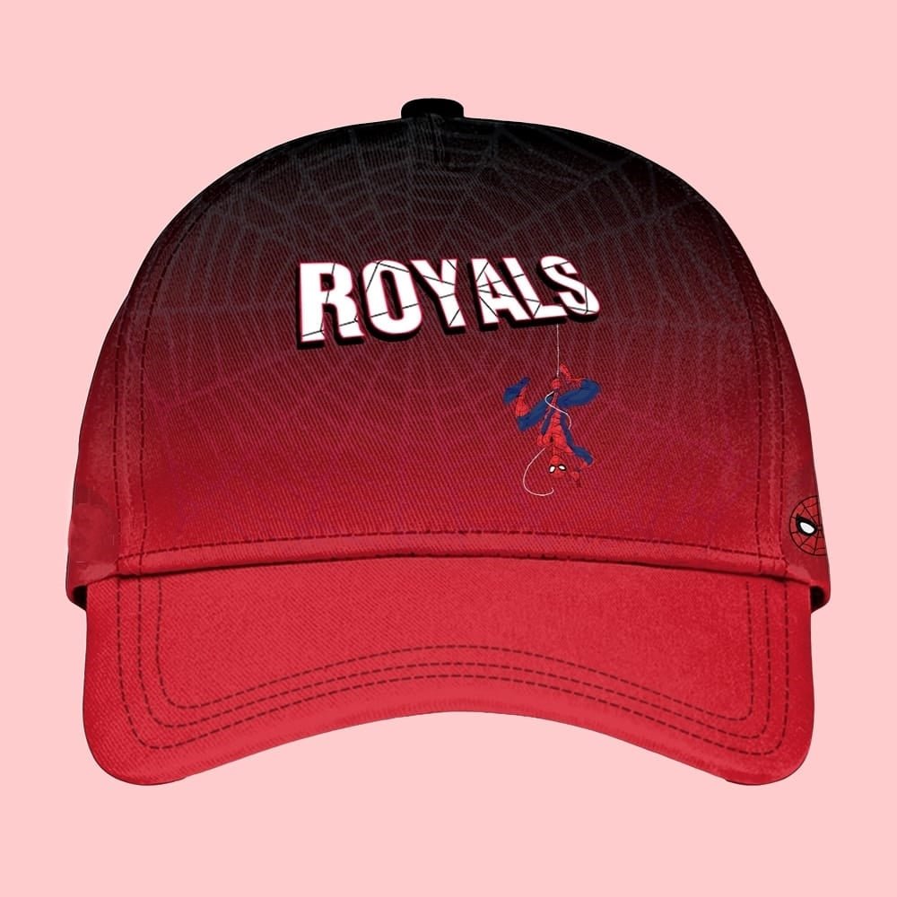 2025 KC Royals Spider Man Night Baseball Jersey - Hat - Cabryon