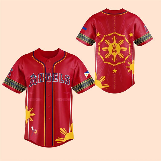 2025 LA Angels Filipino Heritage Night Jersey - Cabryon