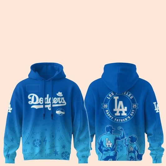 2025 LA Dodgers Happy Father Day Hoodie - Cabryon