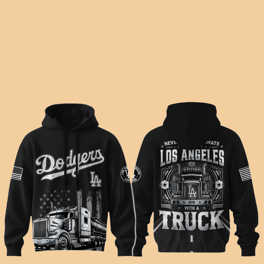 2025 LA Dodgers Nation Truck Driver Appreciation Week Hoodie - Cabryon