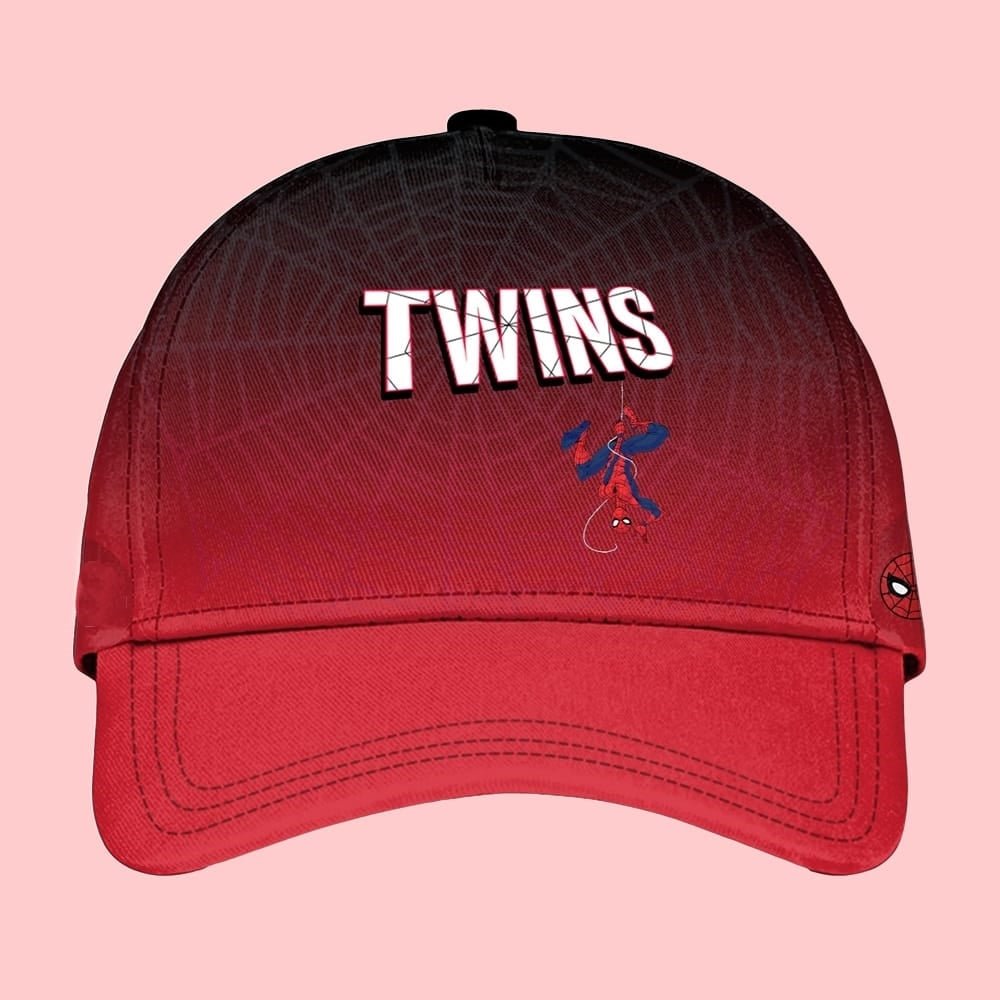 2025 Minnesota Twins Spider Man Night Baseball Jersey Hat - Cabryon