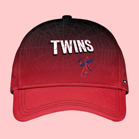 2025 Minnesota Twins Spider Man Night Baseball Jersey Hat - Cabryon