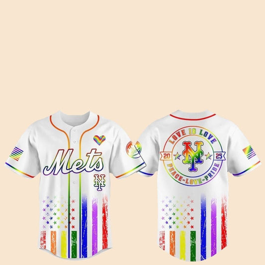 2025 New York Mets Pride Month Love Is Love Jersey - Cabryon