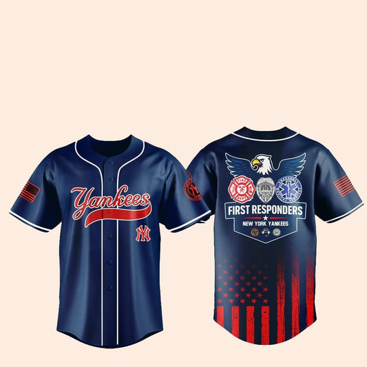 2025 NY Yankees First Responders Night Jersey - Cabryon