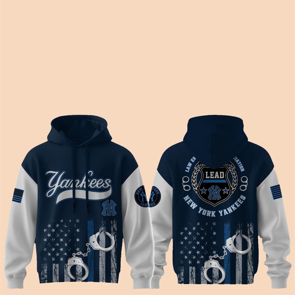 2025 NY Yankees Law Enforcement Appreciation Day Hoodie - Cabryon