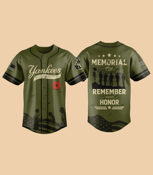 2025 NY Yankees USA Memorial Day Baseball Jersey - Cabryon