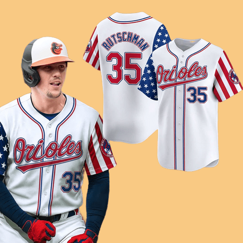 2025 Orioles Rutschman Fouth of july Jersey - Cabryon