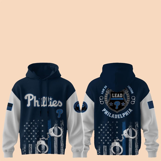 2025 Phillies Law Enforcement Appreciation Day Hoodie - Cabryon