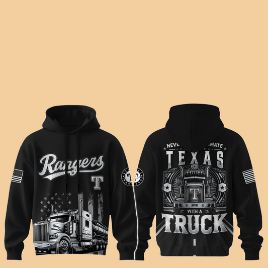 2025 Rangers Nation Truck Driver Appreciation Week Hoodie - Cabryon