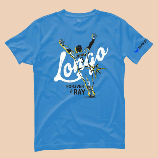 2025 Rays Evan Longoria T-Shirt Giveaway - Cabryon