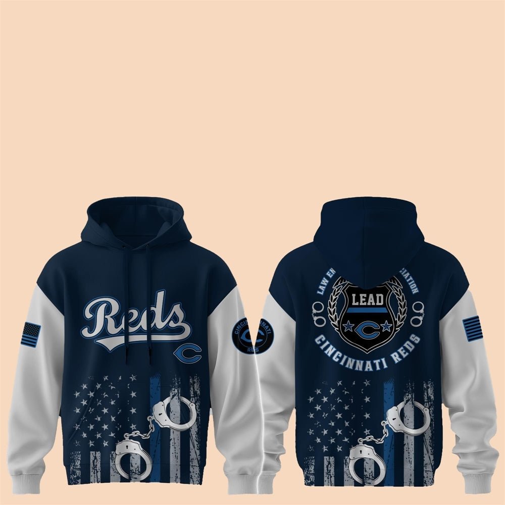 2025 Reds Law Enforcement Appreciation Day Hoodie - Cabryon