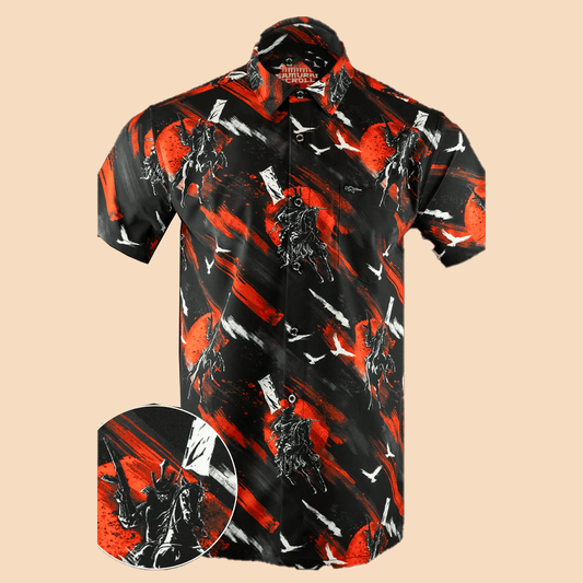2025 Samurai Scoll Hawaiian Shirt - Cabryon