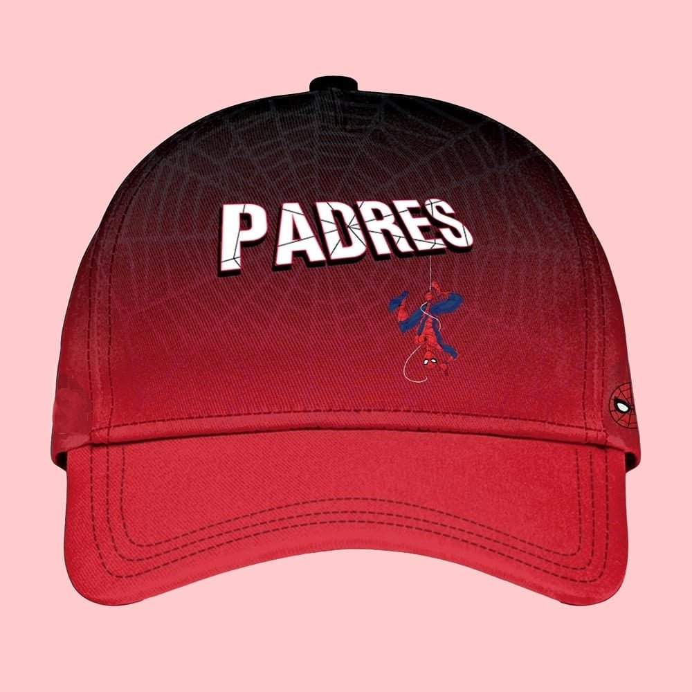 2025 San Diego Padres Spider Man Night Baseball Jersey Hat - Cabryon