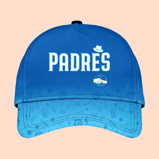 2025 SD Padres Happy Father Day Hat - Cabryon