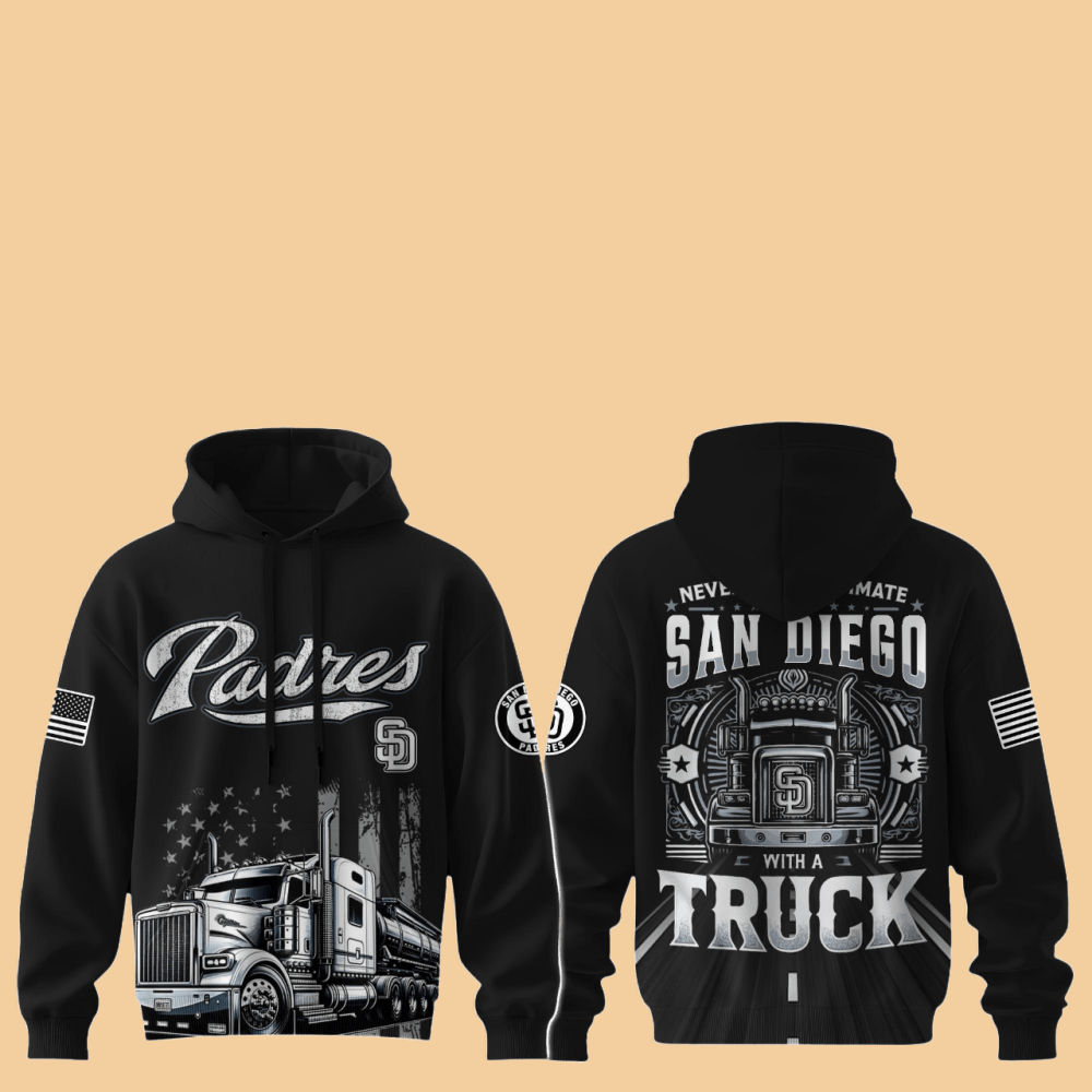 2025 SD Padres Nation Truck Driver Appreciation Week Hoodie - Cabryon