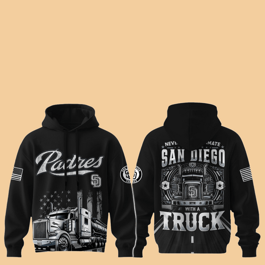 2025 SD Padres Nation Truck Driver Appreciation Week Hoodie - Cabryon