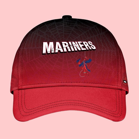 2025 Seattle Mariners Spider Man Night Baseball Jersey Hat - Cabryon