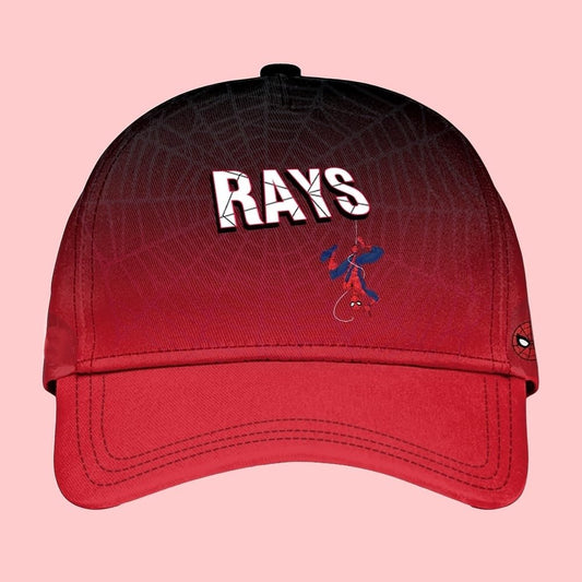 2025 Tampa Bay Rays Spider Man Night Baseball Jersey Hat - Cabryon