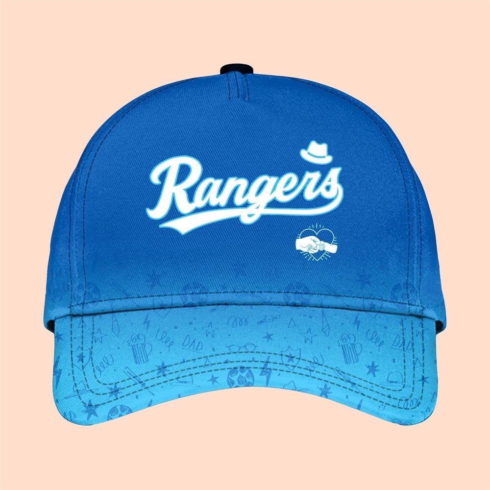 2025 Texas Rangers Happy Father Day Hat - Cabryon