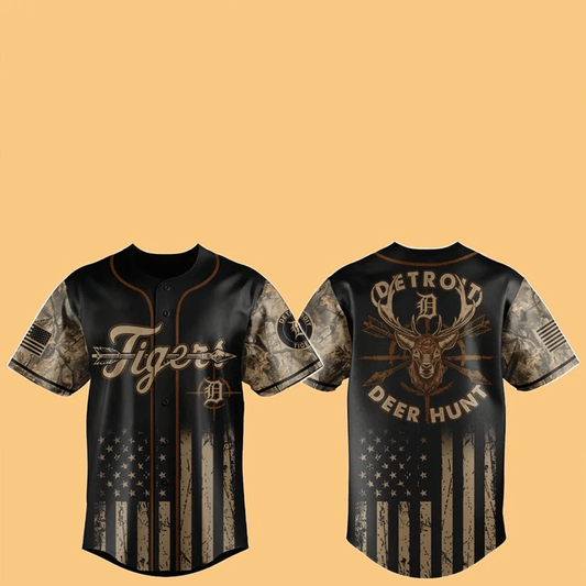 2025 Tigers Deer Hunting Jersey - Cabryon