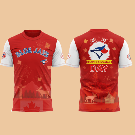 2025 Toronto Blue Jays Happy Canada Day Shirt - Cabryon